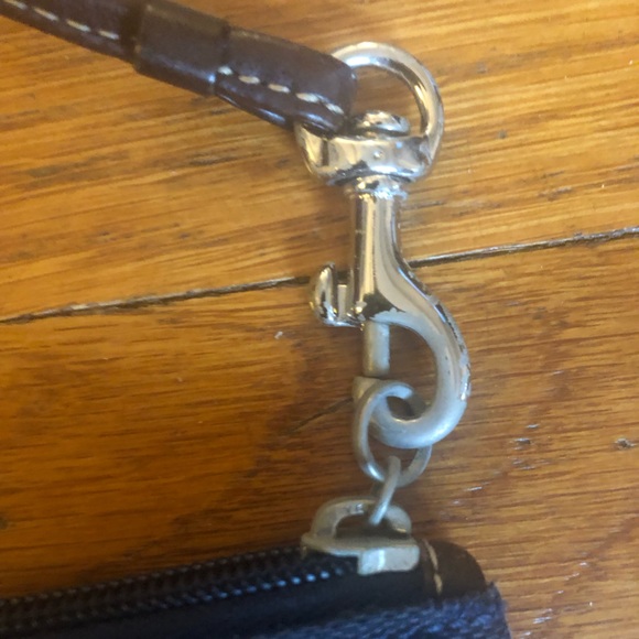 Coach Navy Canvas Wrislet - Picture 5 of 5